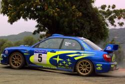 Richard Burns came 4th in 2001. Image by Subaru. Click here for a larger image.