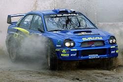 Petter Solberg, Subaru Impreza WRC, 2nd place. Image by Subaru. Click here for a larger image.