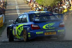 Petter Solberg, Subaru Impreza WRC 2002, 5th place. Image by Subaru. Click here for a larger image.