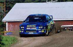 Tommi Makinen, Subaru Impreza WRC, 6th place. Image by Subaru. Click here for a larger image.