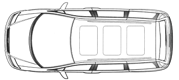 2003 Fiat Ulysse top view. Image by Fiat.