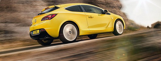 Incoming: Vauxhall Astra GTC. Image by Vauxhall.