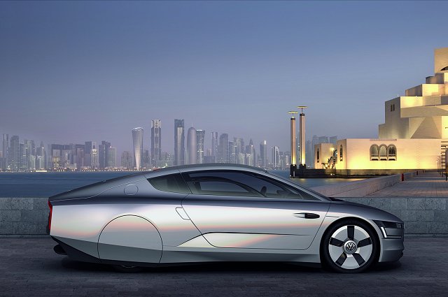 VW reveals 313mpg supermini of the future. Image by VW.