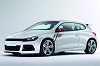 Design study previews new R-badged Scirocco. Image by VW.