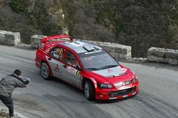 2004 Monte Carlo Rally. Image by Mitsubishi.