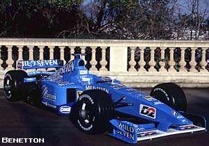 The launch of the 2000 Benetton-Playlife in Barcelona.