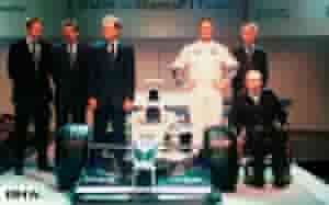 The launch of the 2000 BMW-Williams in Munich.
