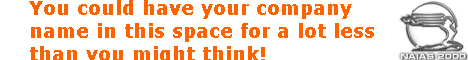 Advertise in this space - click for more information