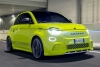 Abarth reveals new all-electric 500e hot hatch. Image by Abarth.