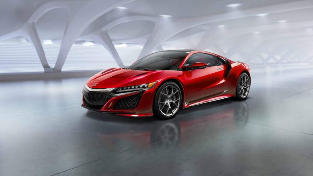 Hybrid NSX revealed by Honda. Image by Acura.