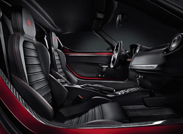 Look inside the Alfa Romeo 4C. Image by Alfa Romeo.
