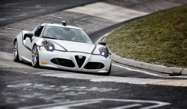 Alfa Romeo 4C Ring record official. Image by Alfa Romeo.