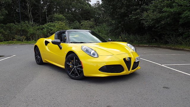 2017 Alfa 4C Spider drive. Image by Matt Robinson.