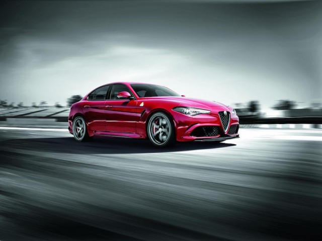 Alfa's 500hp Giulia has 191mph top speed. Image by Alfa Romeo.