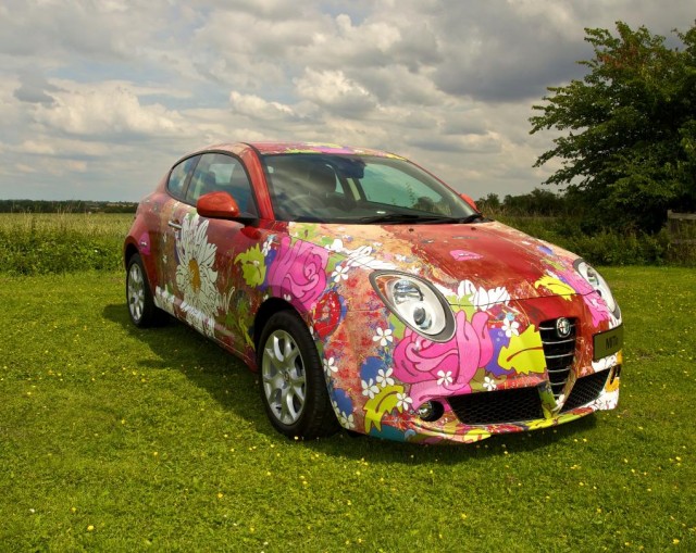 Alfa's eco art car. Image by Alfa Romeo.