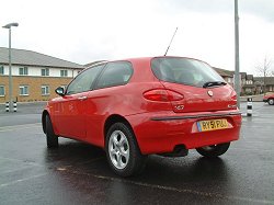 2002 Alfa Romeo 147 2.0TS Lusso. Photograph by Adam Jefferson. Click here for a larger image.