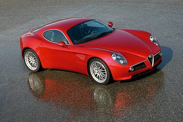 Alfa Romeo 8C Competizione in action. Image by Alfa Romeo.