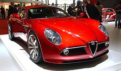 2003 Alfa Romeo 8C Competizione concept car. Image by www.salon-auto.ch.