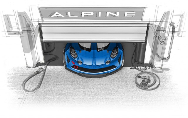 Alpine A110 to compete in one-make race series. Image by Alpine.