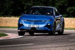 Faster Alpine A390 put through its paces, on road and track. Image by Alpine.