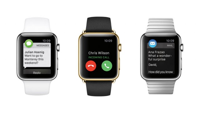 Apple Watch App for cars. Image by Apple.