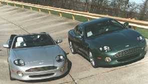 The Vantage twins - nice pair to have in your garage...