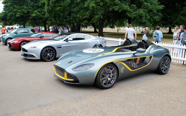 Aston's centenary celebrations. Image by Aston Martin.