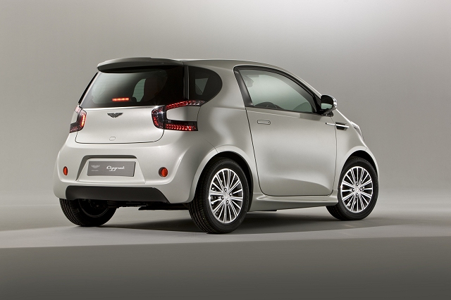 Aston Cygnet is (almost) official. Image by Aston Martin.