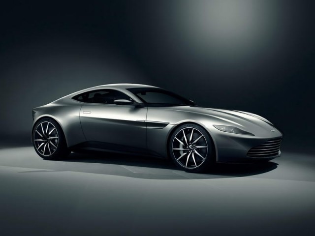 Bond rides in new Aston Martin DB10. Image by Aston Martin.