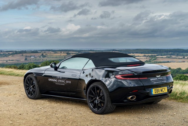 First look at 2018 DB11 Volante. Image by Aston Martin.