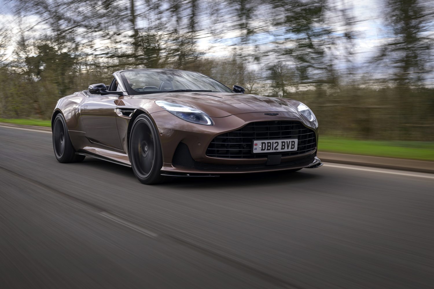 First drive: Aston Martin DB12 Volante. Image by Aston Martin.