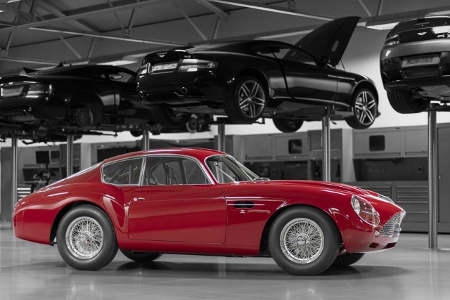 Beautiful 'new' Aston DB4 GT Zagato revealed. Image by Aston Martin.