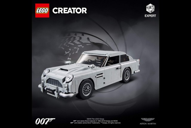 007 Aston Martin DB5 in Lego! Image by Lego.
