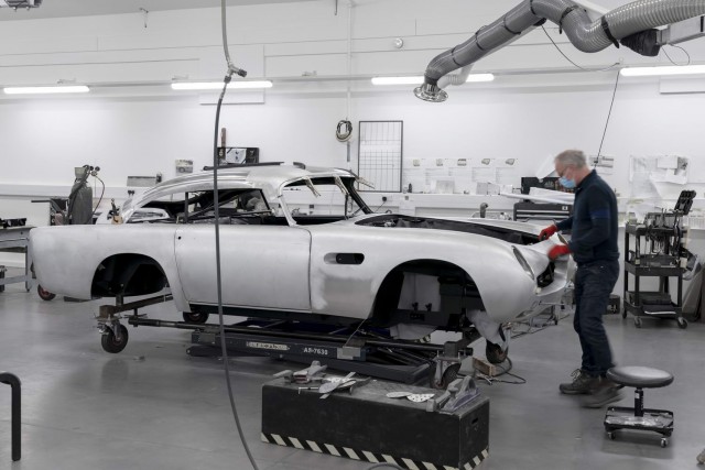 James Bond DB5 goes into production. Image by Aston Martin.