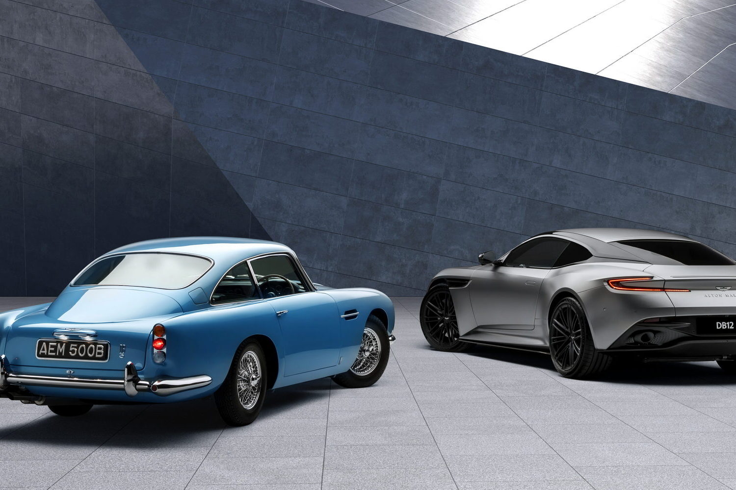 Aston celebrates 60 years of the DB5. Image by Aston Martin.