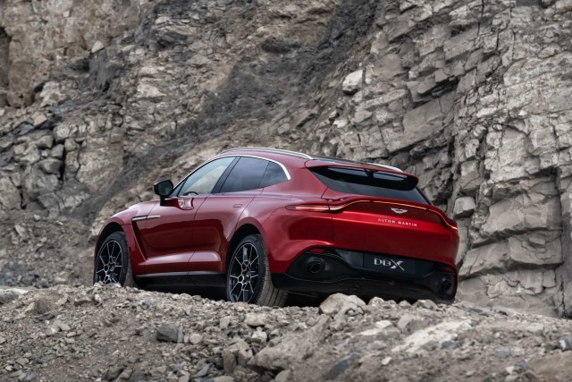 Aston reveals long-awaited DBX SUV. Image by Aston Martin.