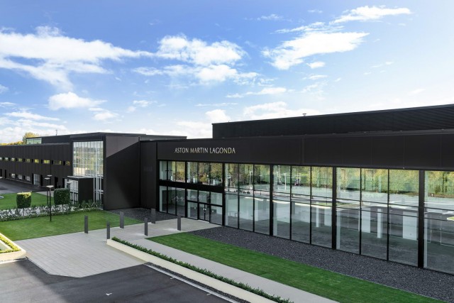 Aston's St Athan factory nears completion. Image by Aston Martin.