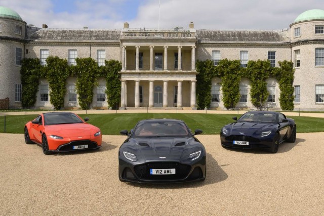Aston announces Goodwood FoS line-up. Image by Aston Martin.