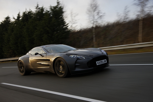 Aston Martin One-77 tops 200mph. Image by Aston Martin.