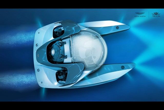 Aston Martin designs a submarine. Image by Aston Martin.