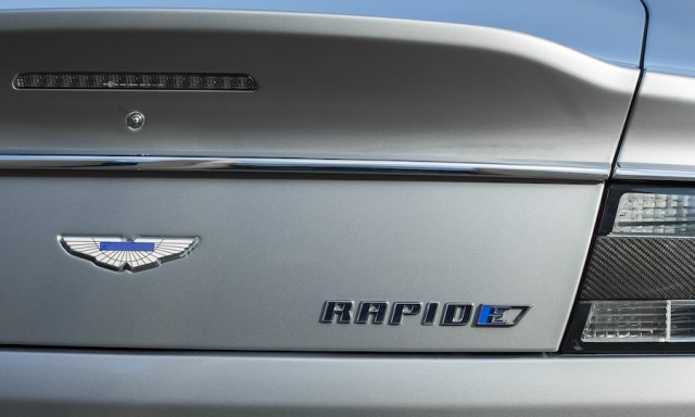 Aston unveils electric Rapide. Image by Aston Martin.