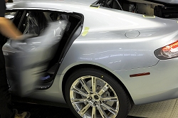 2009 Aston Martin Rapide factory visit. Image by Nick Dimbleby.