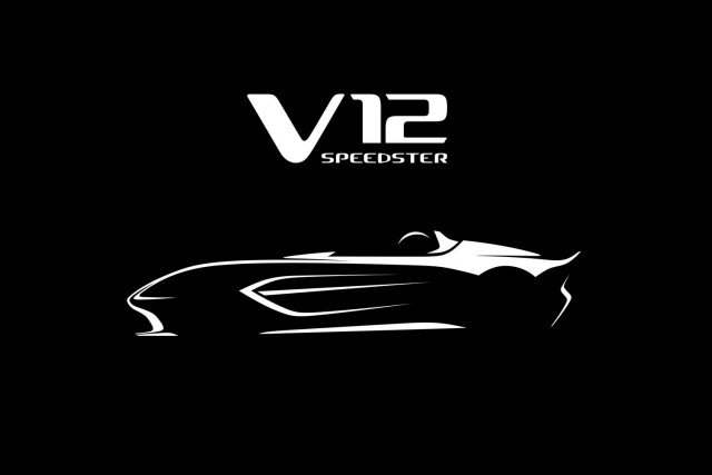 Aston Martin V12 Speedster sketch. Image by Aston Martin.