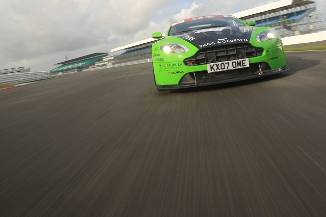 First Drive: Aston Martin V12 Vantage racecar. Image by Nick Dimbleby.