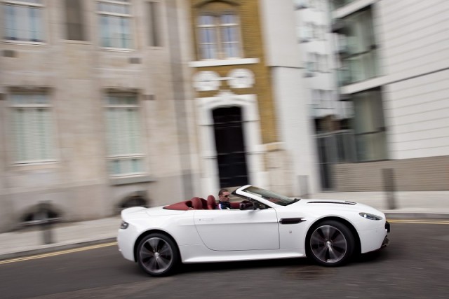 First drive: Aston Martin V12 Vantage Roadster. Image by Aston Martin.