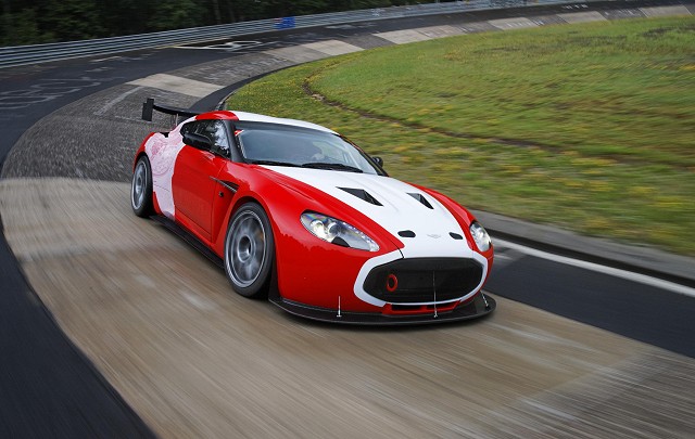 Zagato V12 ready to race. Image by Aston Martin.