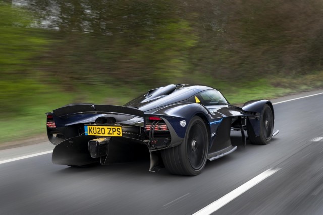 Aston Valkyrie rides imperiously onto UK roads. Image by Aston Martin.