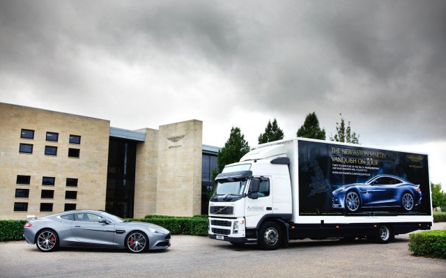 Aston Martin Vanquish tours the UK. Image by Aston Martin.