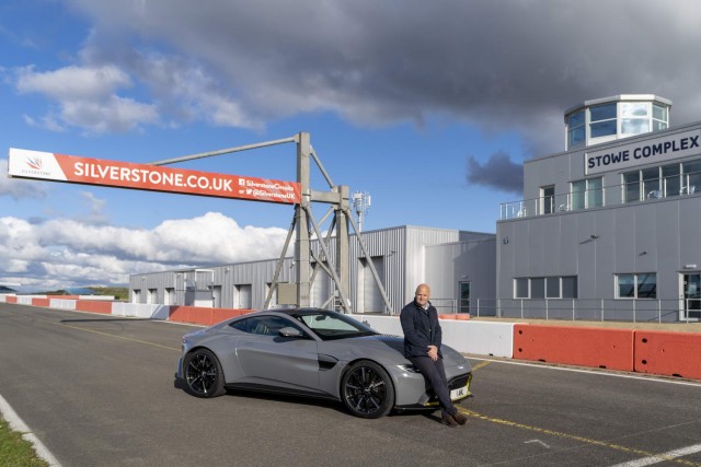 Aston Martin sets up home at Silverstone. Image by Aston Martin.