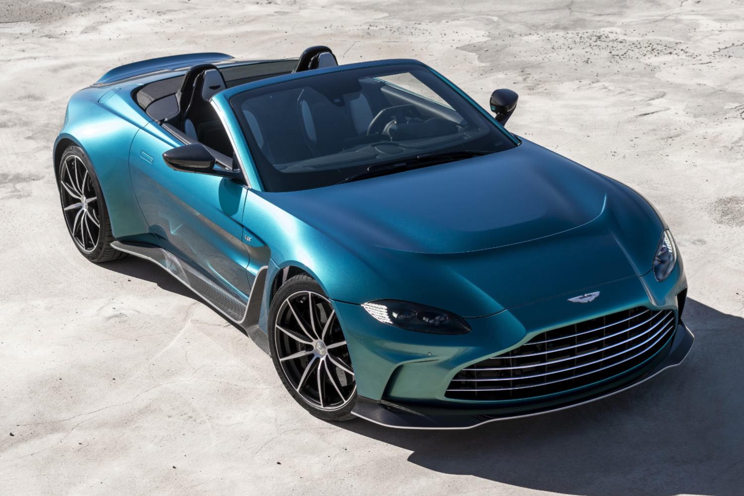 Aston Martin shows off new drop-top V12 Vantage. Image by Aston Martin.